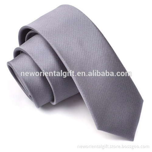 grey polyester neck tie